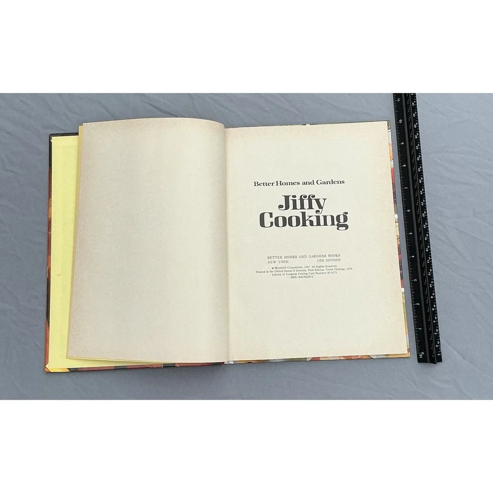 1967 Vintage Better Homes and Gardens Jiffy Cooking Cookbook